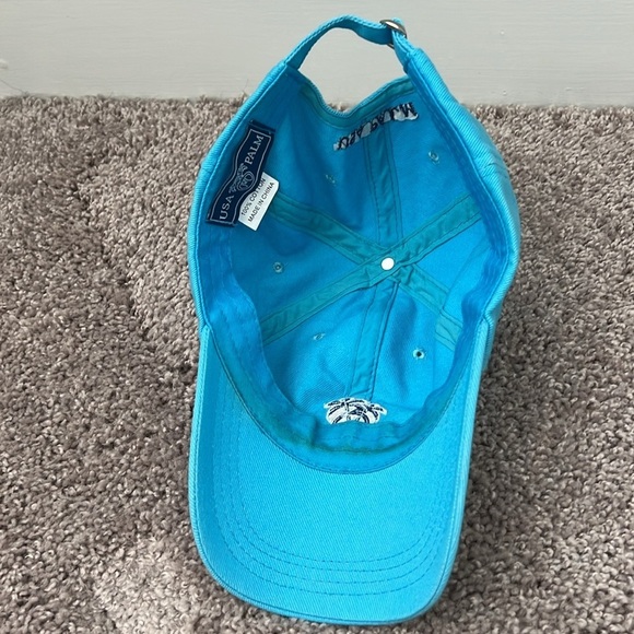 USA PALM Bright Blue Dad Hat - Picture 4 of 5